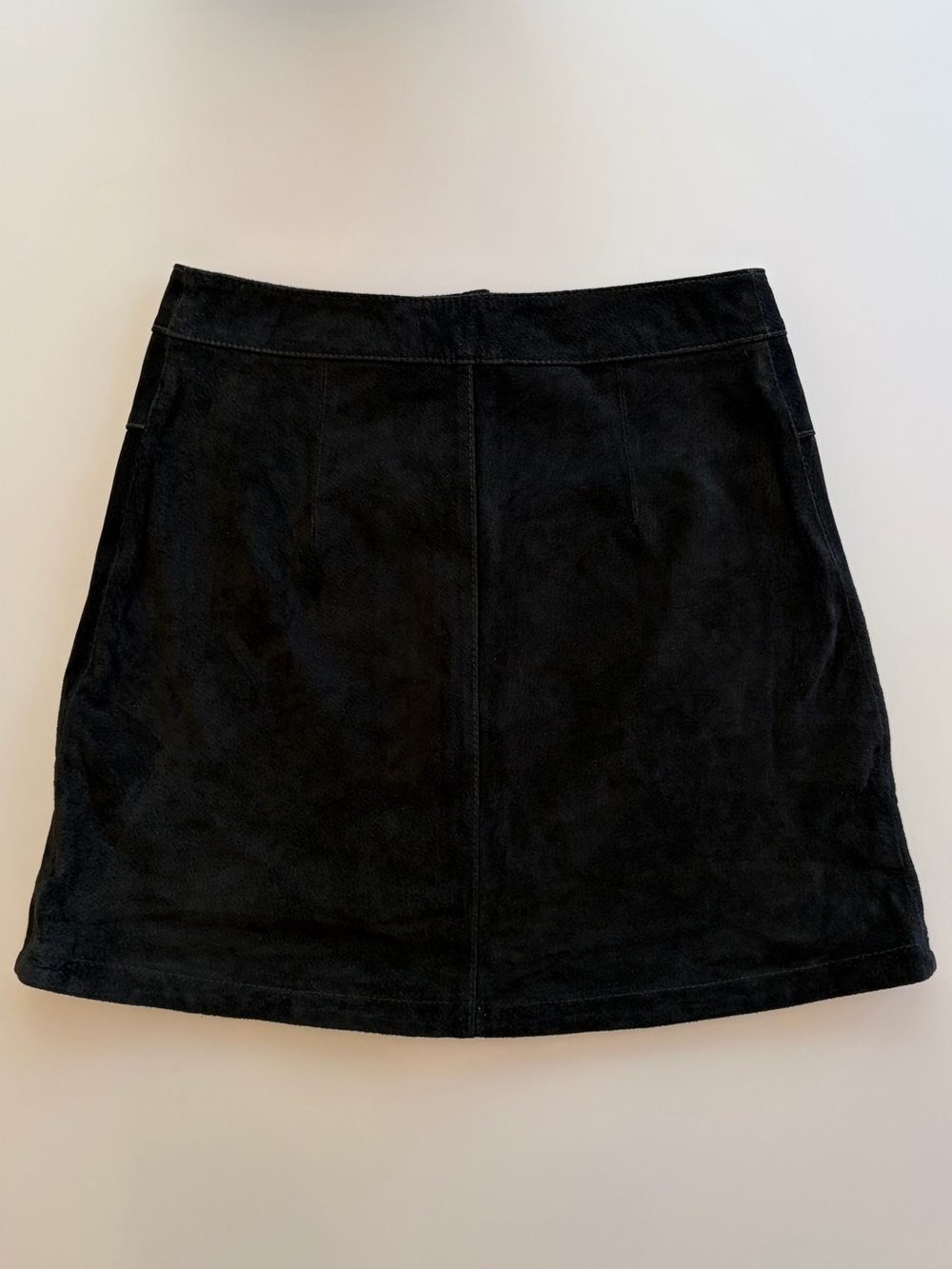 Simons Twik Suede Mini Skirt in Black | Small - Picture 5 of 7